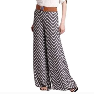 Cartonnier Anthropologie Wide Leg Palazzo Chevron Pants